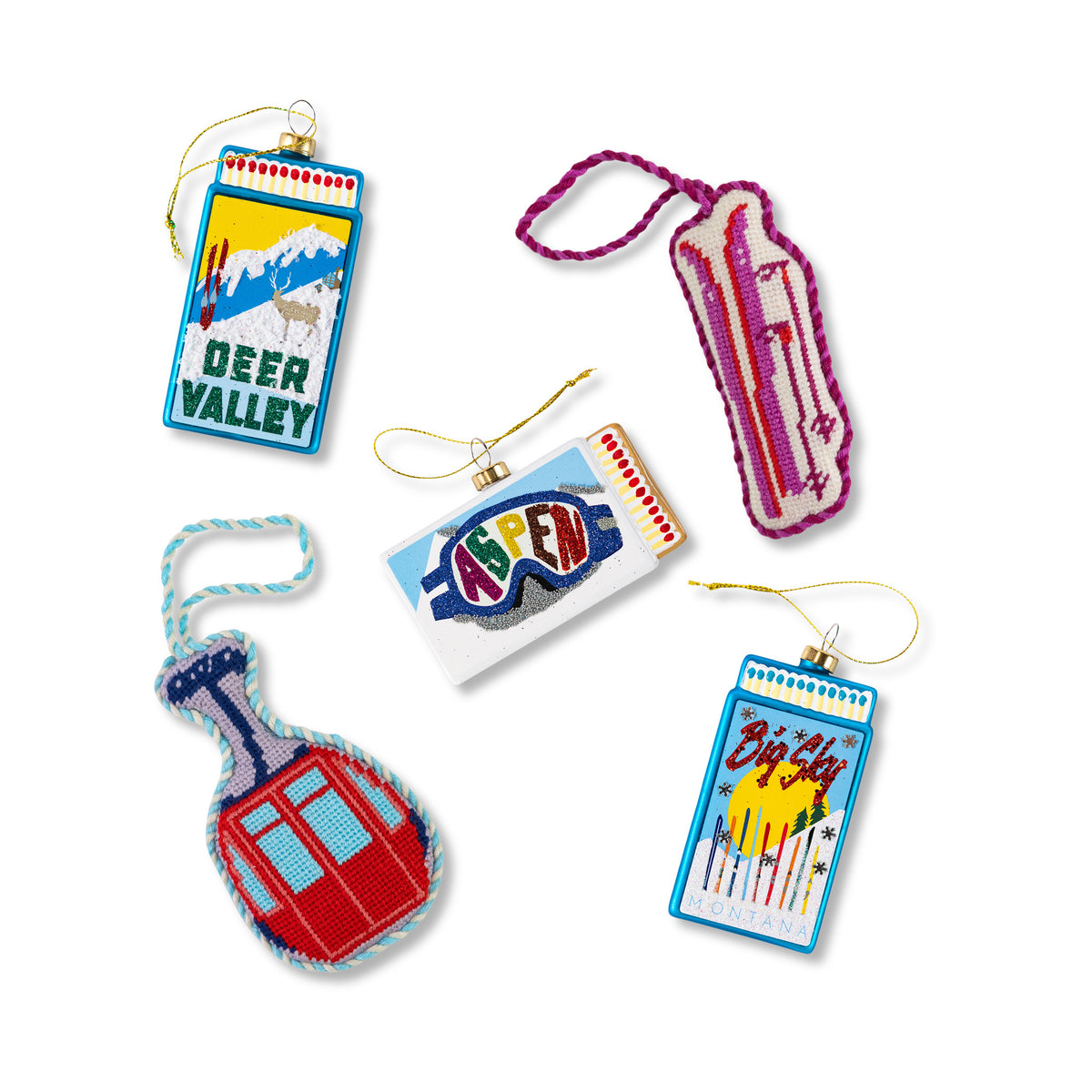 Ski Ornament Gift Set - Furbish Studio