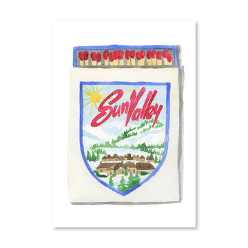 Sun Valley Idaho Matchbook - Furbish Studio