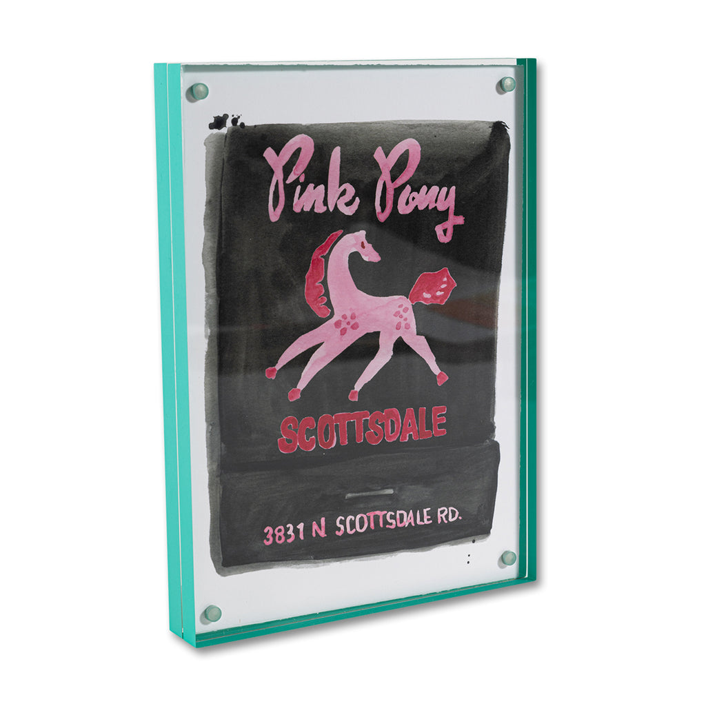 Pink Pony Matchbook - Furbish Studio