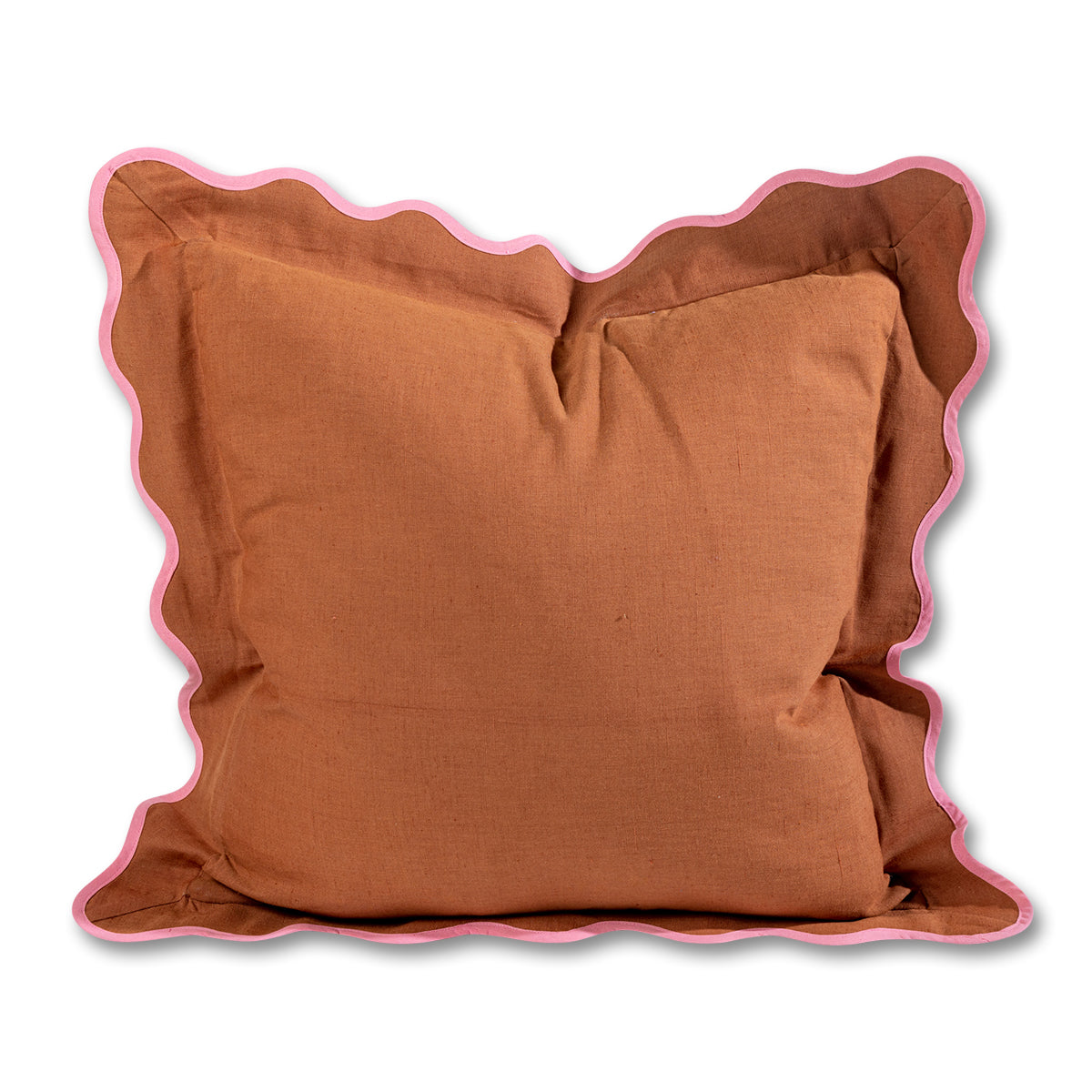 Furbish Studio Darcy Linen Pillow Rust Lilac