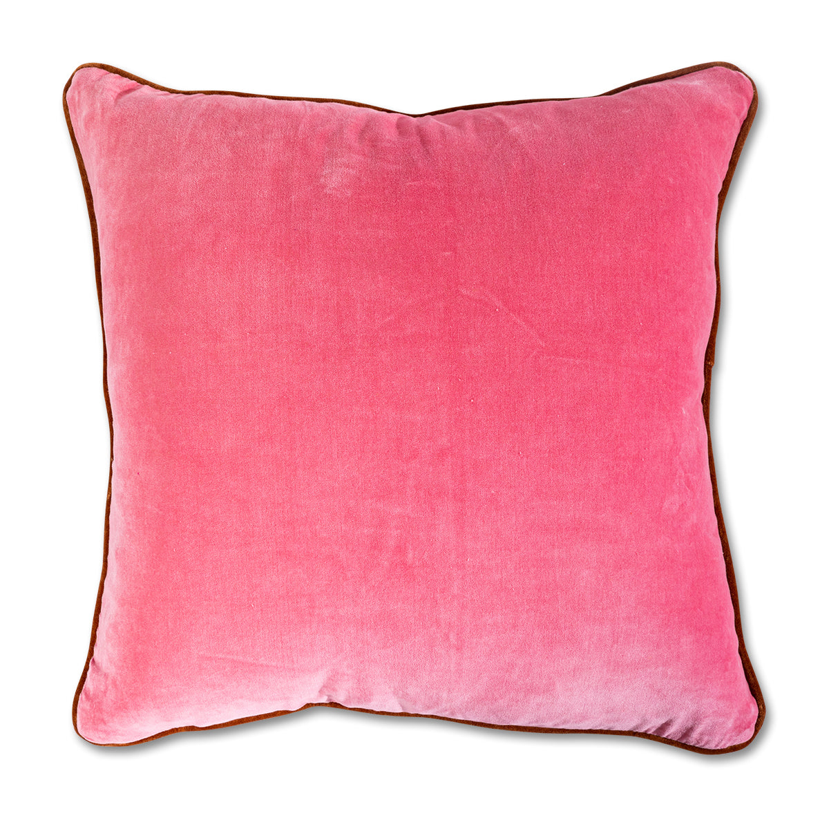 Hot pink velvet cushions best sale