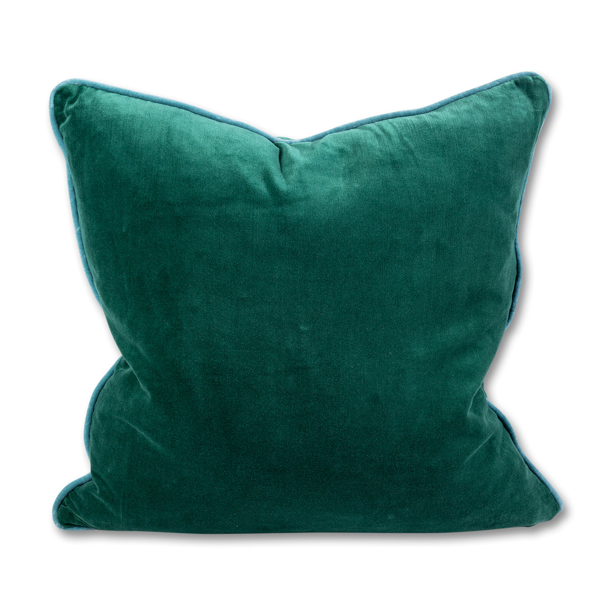 Furbish Studio Charliss Velvet Pillow Green Aqua - Main Image