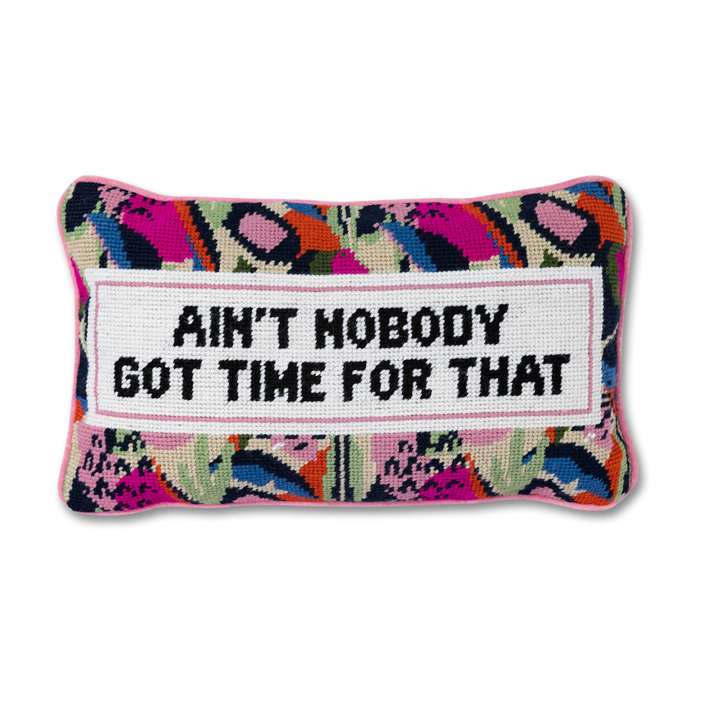 Furbish Studio - Whoop There It Is Needlepoint Pillow