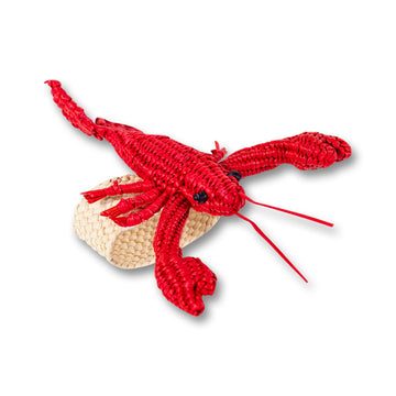 Raffia Napkin Ring - Red Lobster - Furbish Studio