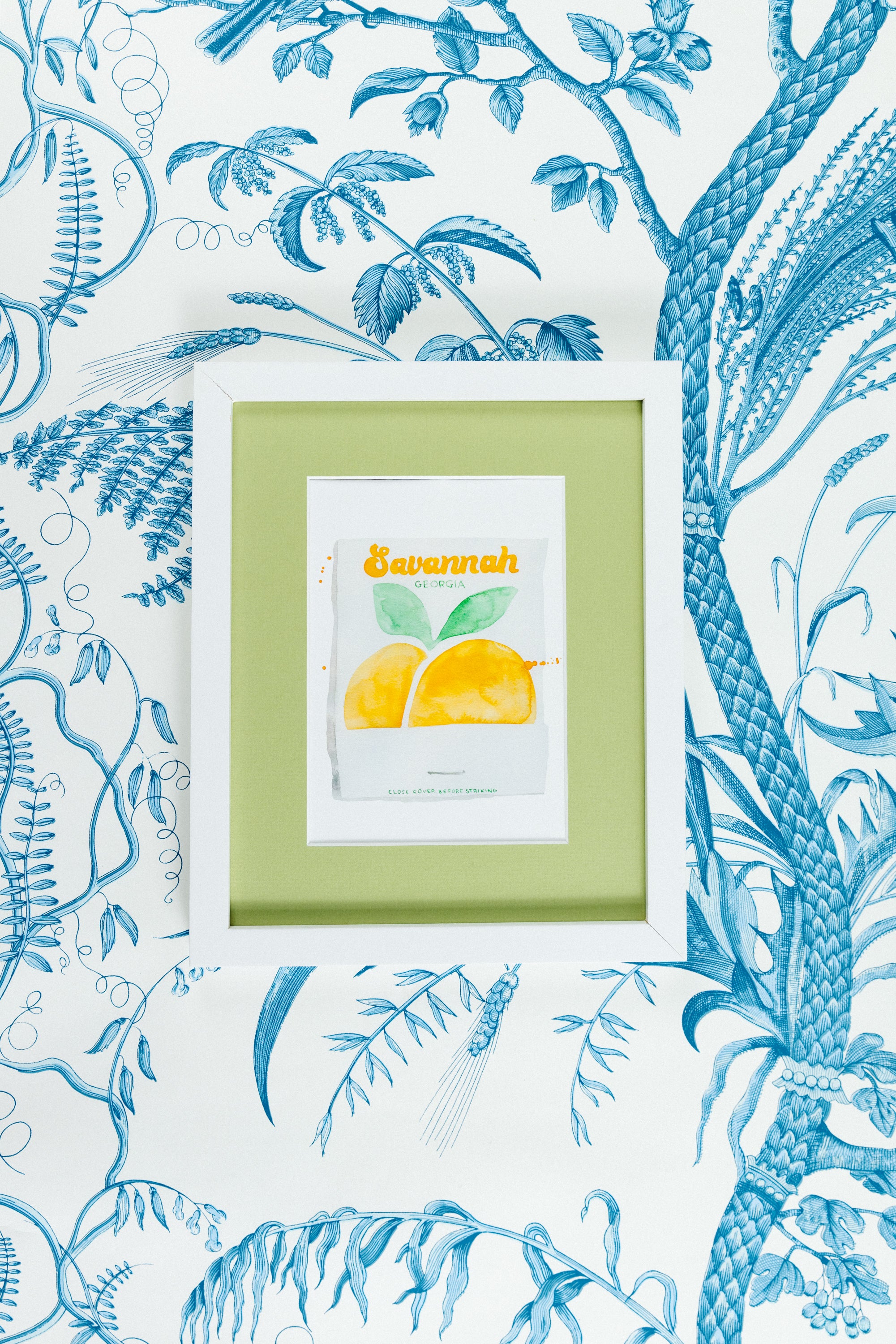 Savannah Matchbook Watercolor Print - Furbish Studio