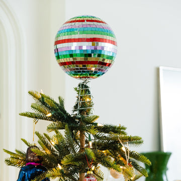 Disco Ball Tree Topper - Rainbow - Furbish Studio