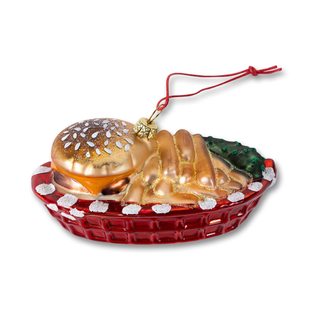 Burger Basket Ornament - Furbish Studio