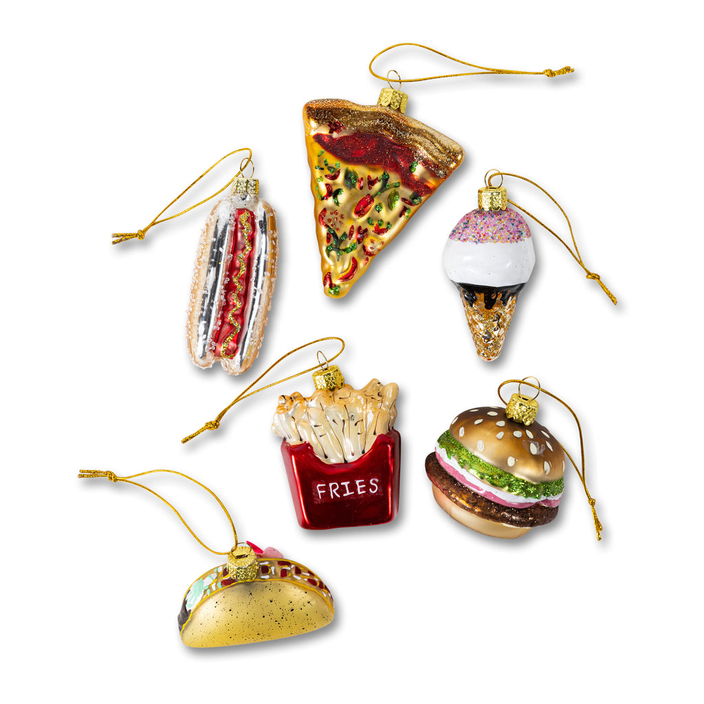 Junk Food Ornaments S/6 - Furbish Studio