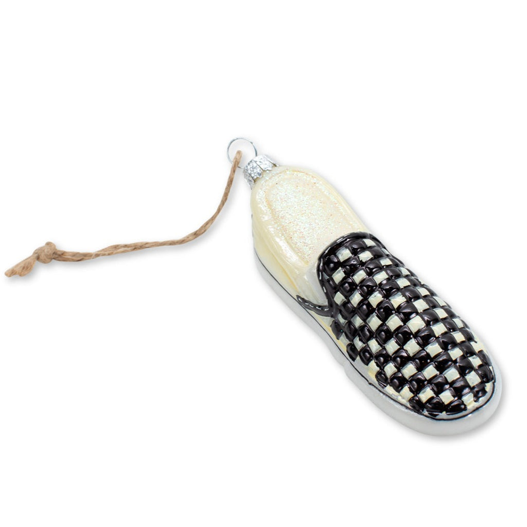 Checkered Vans Ornament - Furbish Studio