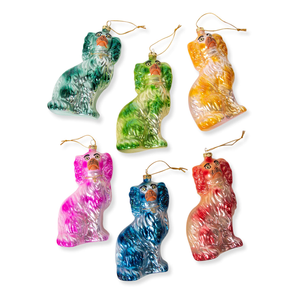 Staffordshire Dog Ornaments S/6 - Furbish Studio