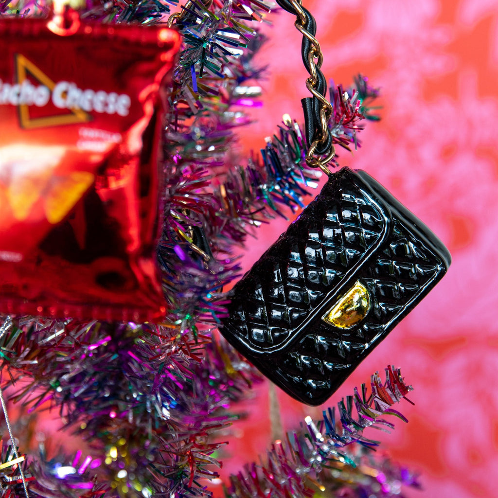 Quilted Handbag Ornament - Furbish Studio