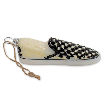 Furbish Studio - Checkered Vans Ornament