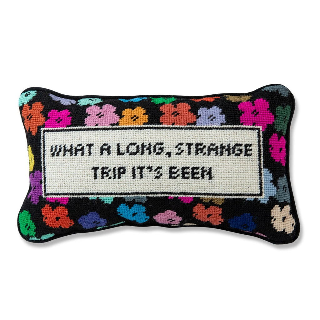 Long Strange Trip Needlepoint Pillow - Furbish Studio