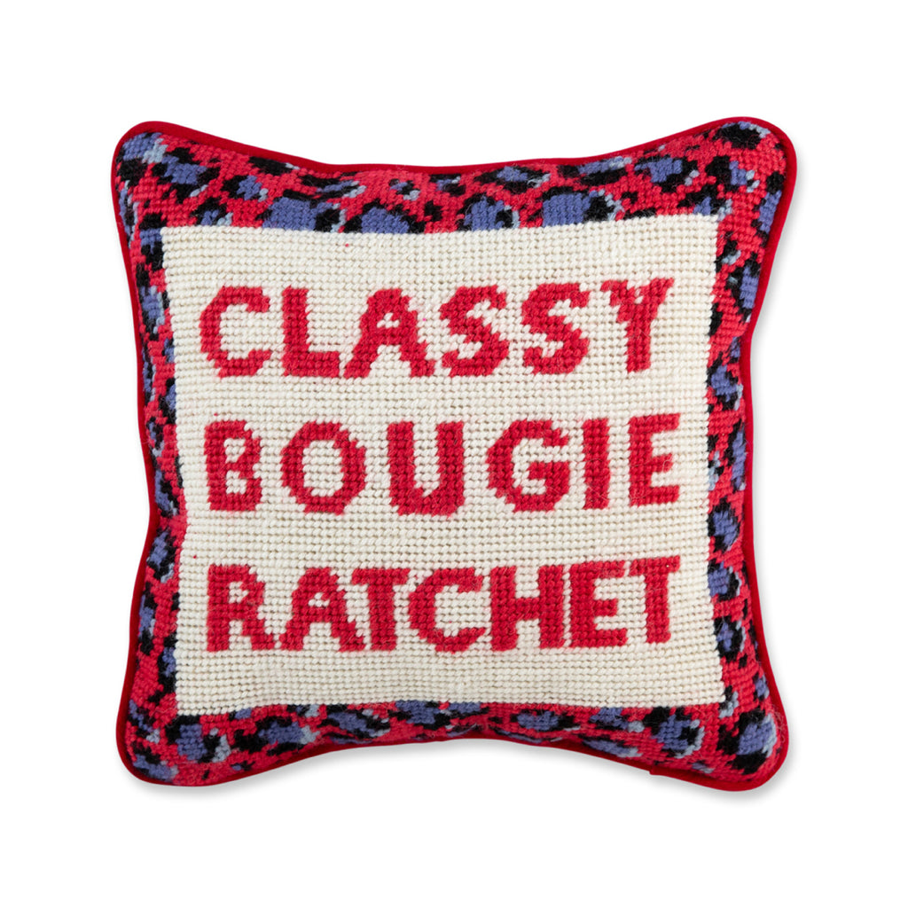 Savage Needlepoint Pillow - Furbish Studio