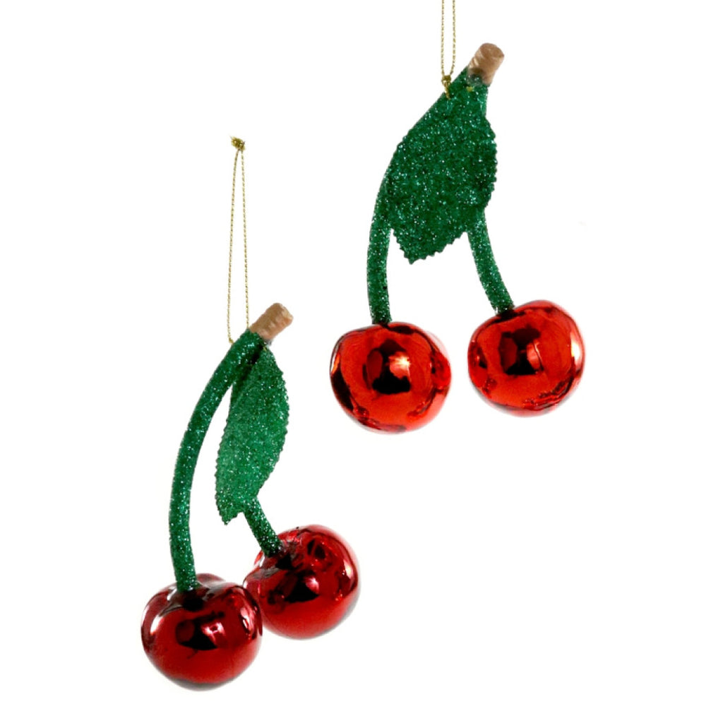 Furbish - Cherries Ornaments S/2