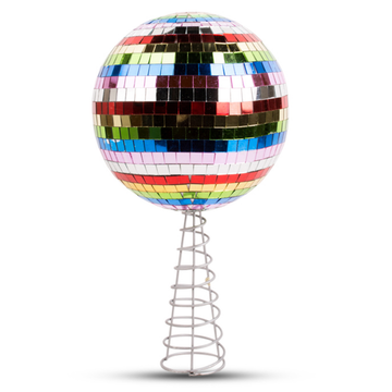 Disco Ball Tree Topper - Rainbow - Furbish Studio