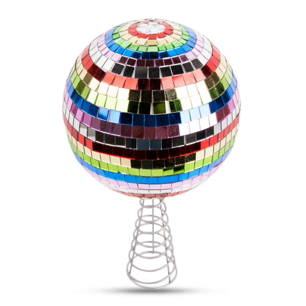 Disco Ball Tree Topper - Rainbow - Furbish Studio