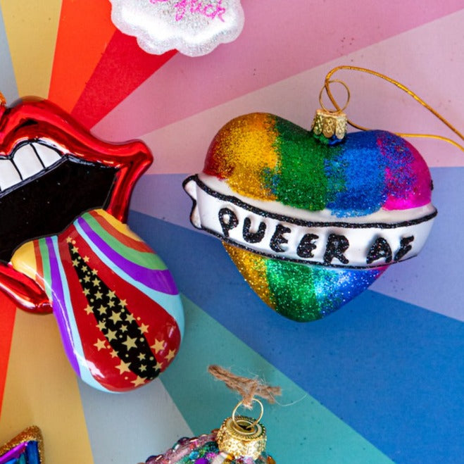 Queer AF Ornament - Furbish Studio