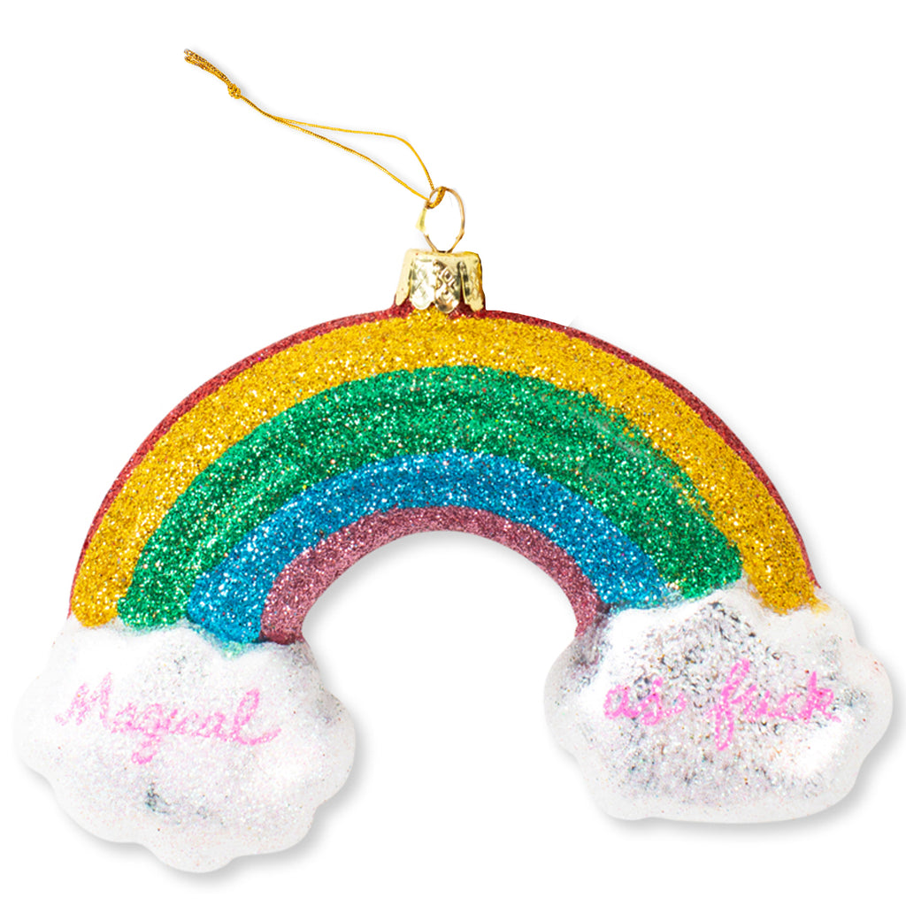 Magical AF Rainbow Ornament - Furbish Studio