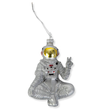 Peace Out Astronaut Ornament - Furbish Studio