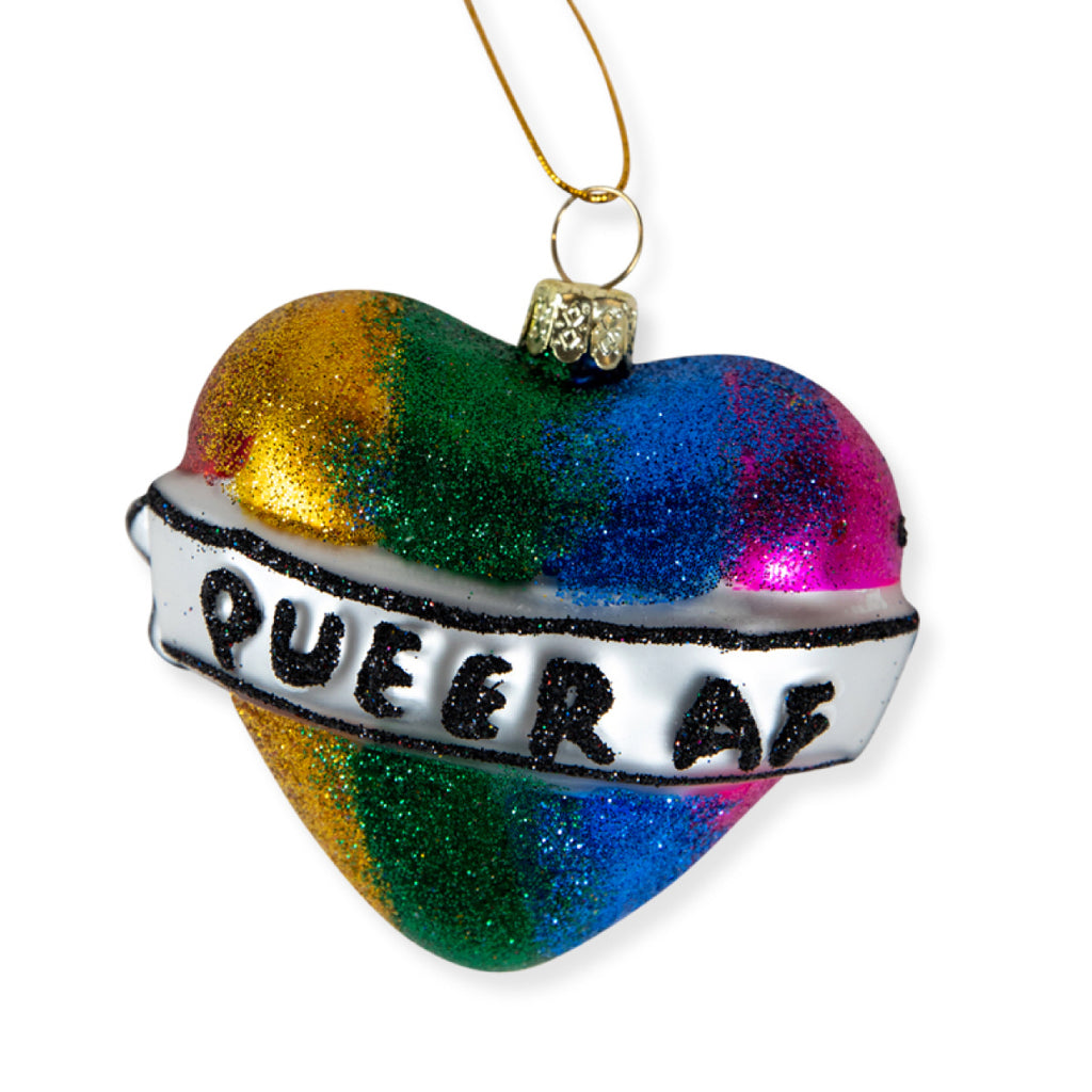 Queer AF Ornament - Furbish Studio