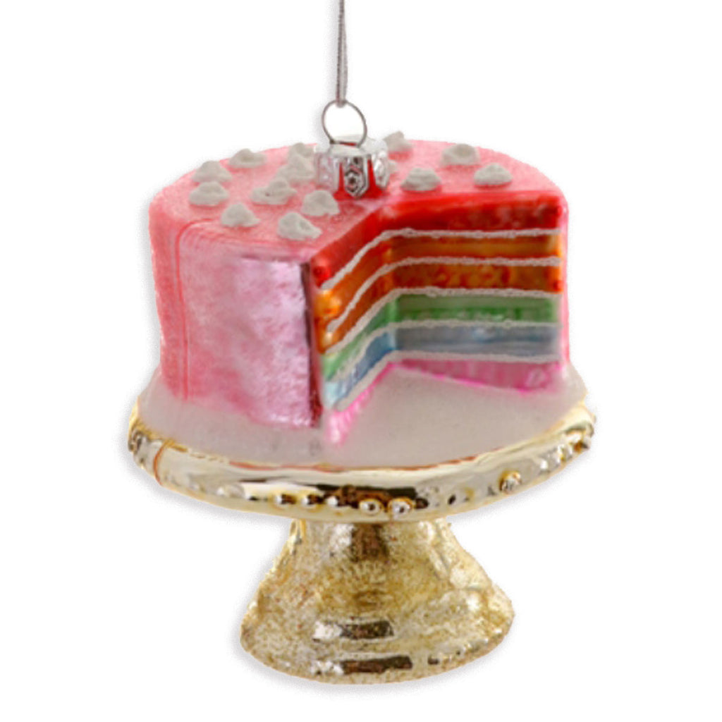 Rainbow Cake Ornament - Furbish Studio